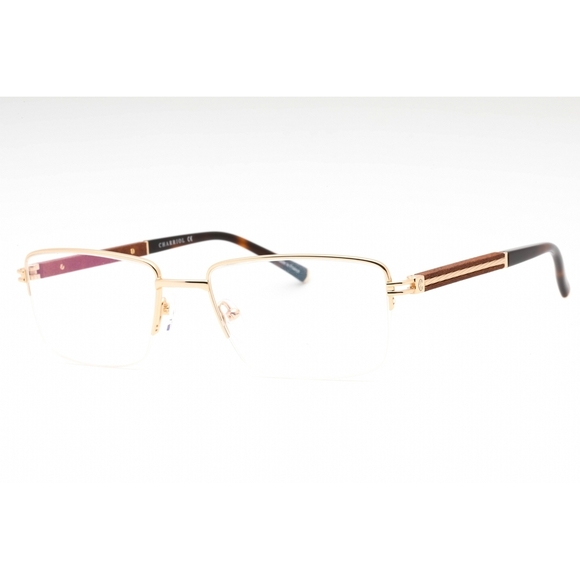 NWT Charriol PC75117-C01 56mm Shiny Gold Eyeglasses